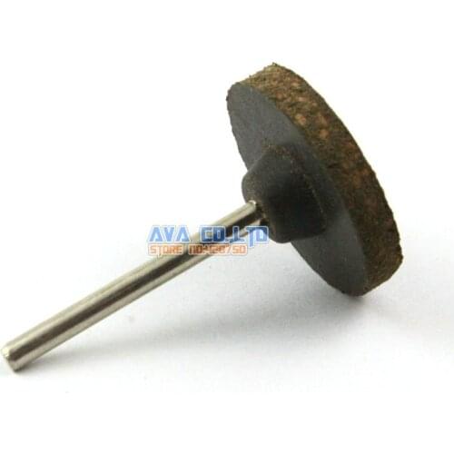 20 Pieces 25x4mm Mounted Rubber Polishing Point Grinding Wheel 3mm Shank