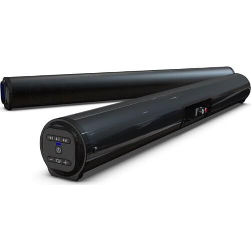 20W Bluetooth 5.0 Soundbar Metal With Remote Controller Support FM Radio Home Theater System Surrounding Stereo Speaker