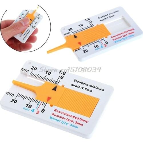 Auto Tyre Tread Depth Gauge Caliper For Toyota wish mark x supra gt86 4runner avensis Camry RAV4 Prado Corolla YARIS