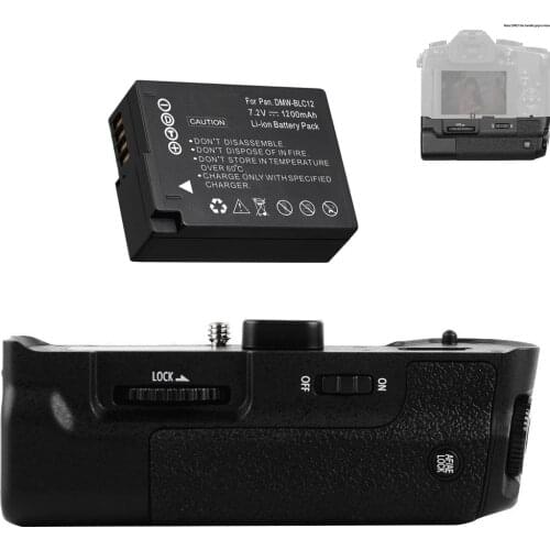 JINTU Vertical Power Battery Grip Pack +1pcs BLC12 battery For Panasonic Lumix DMC-G80 G85 DSLR Cameras Replacement DWM-BGG1