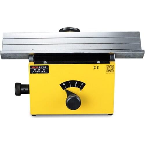 Side Chamfering Machine MR-R300/Chamfering of molds and mechanical parts/No clamping required, simple operation, regular chamfer