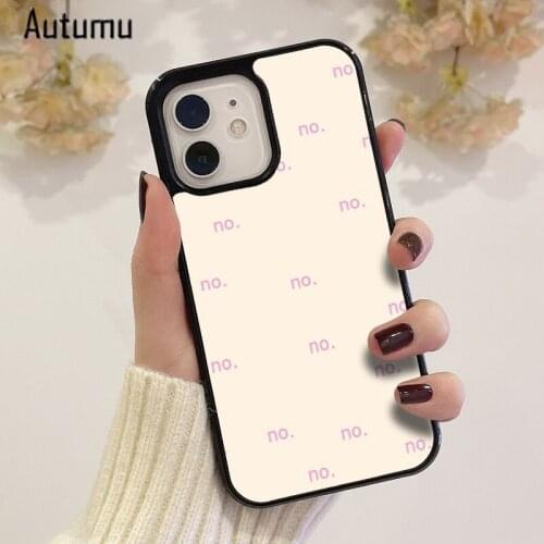 Phone Case for iPhone 12 mini X XS XR 11 Pro Max SE 2020 5 6S 7 8 Plus Samsung Galaxy S8 S9 S10 S20 S21 Creamy White no Cover