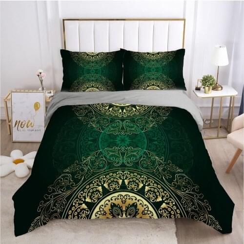 3D Black Luxury Duvet Cover Set Bedding Sets Bedding Bag Quilt Covers Pillow Case Queen Full Twin Single Size Bed Linen