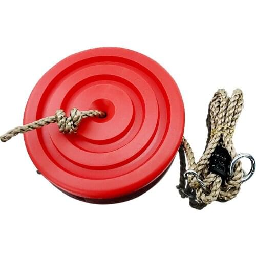 Outdoor Kids Disc Swing Toy Tree Hanging Disc Rope Swing Set Kids Round Rope Swings Garden Park Playground Playing Swingset Toy