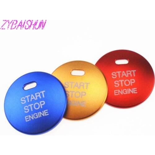 For Mazda 2 3 6 CX-5 CX-9 CX-3 MX-5 2014-2018 styling cars Engines for car start stop button cover trim ring Stickers