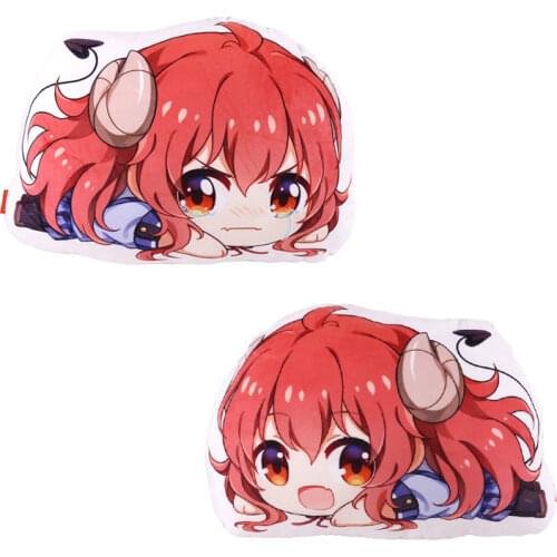 Anime Machikado Mazoku Yuko Yoshida Double-sided Plush Doll Cartoon Cosplay Cute Throw Pillow Toy Gift Cushion