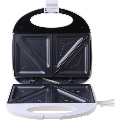 Electric Deep Fill Sandwich Toaster Press, Two Portion, Stainless Steel 750W,EU Dropshipping