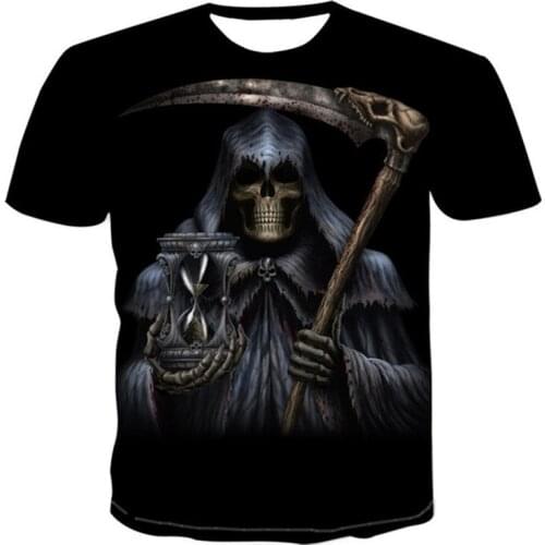 Skull Graphic T Shirts Vaper Hippie Camisetas For Men Tops Camiseta Hombre Ropa Hombre Clothing Streetwear Camisa Masculina