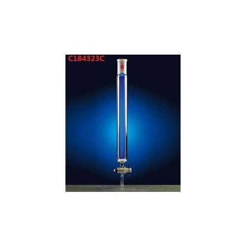 C184323C Chromatography Column, Column O.D.:32mm, Column I.D.:26.0, Effective Length inch:305mm, Joint:24/40, Stopcock Bore:2mm