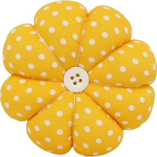 Pumpkin Fabric Needle Pin Cushion Pillow Needles Holder Sewing Craft Accessories