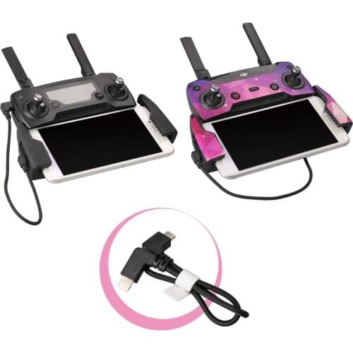 Data Cable For DJI Spark / MAVIC Pro /Air Controller USB Type-C Type C lines or USB lightning Cable for iPhone