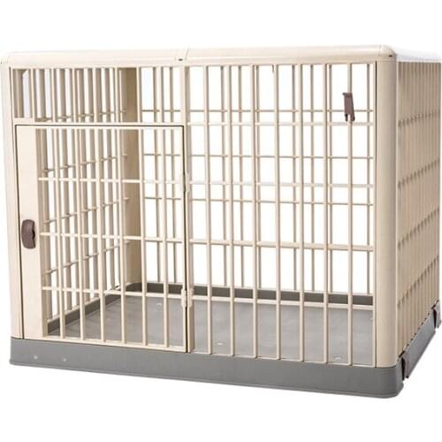 Resin dog cage with sunroof for small and medium-sized dogs indoor cushions for household fenced dog villas pet kennels