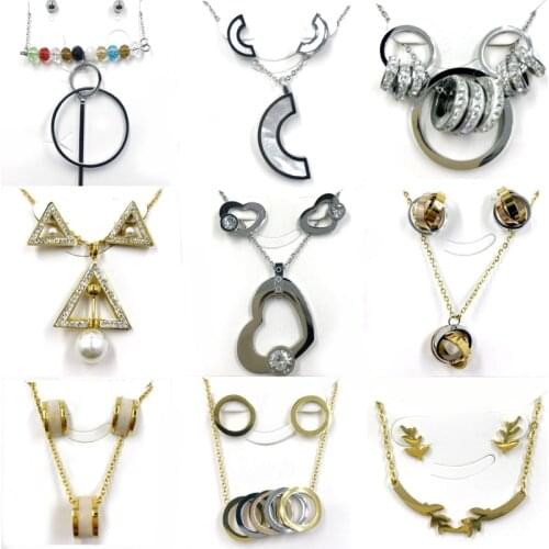 OUFEI Fashion Womens Jewelry Set Only 1 Left Set Crystal Zircon Bohemia Classic Necklace And Earring Jewelry Limited Edition