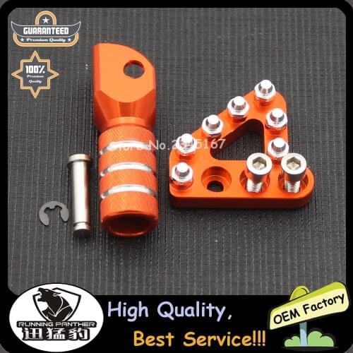 Orange Rear Brake Pedal Step Plate Gear Shifter Lever Tip For 125 200 390 990 950 ADVENTURE 690 SMC 690 ENDURO EXC