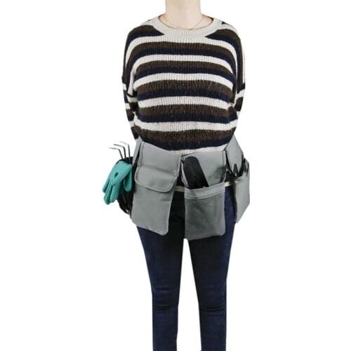 4 in 1 Portable Garden Bags Tools Thicken Canvas Storage Work Organizer Multi Pocket Tote Camping Hiking Outdoor Fishing Holders