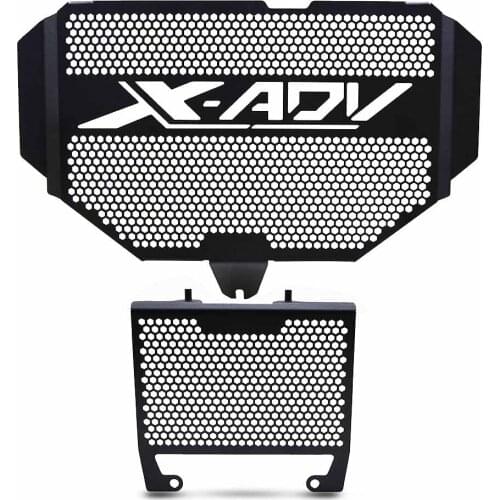 With X-ADV LOGO Motor scooter Accessories Radiator Guard Grille Cover Protector CNC For HONDA X-ADV 750 2017 2018 2019 XADV750