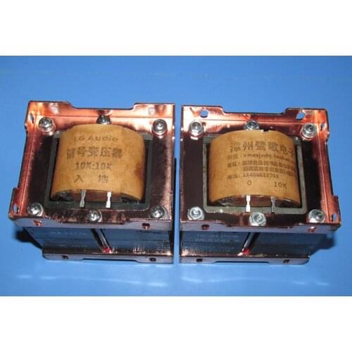 10K: 10K signal transformer with US1038A iron core winding, long flavor, EI76X45 iron core, wide frequency response, big dynamic