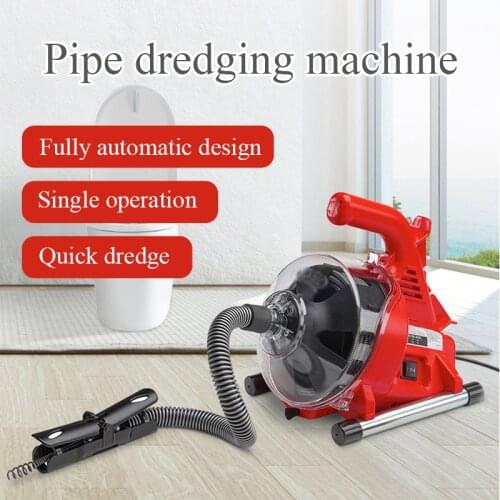Convenient Toilet Dredge Through Sewer School Home Electric Pipe Dredging Machine Toilet Kitchen Block Artifact Tool