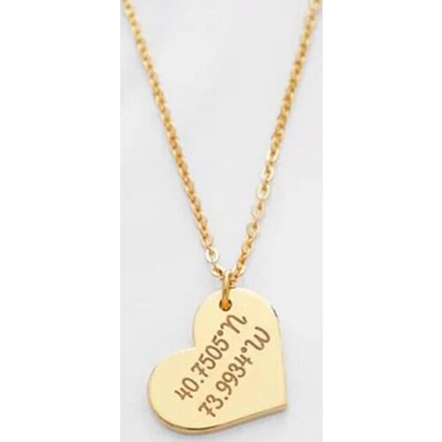 Ufine Personalized words fingerprint fashion Strip pendant Necklace cooper high quality pendant necklace N2057