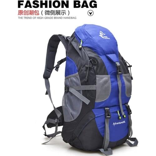 50L Outdoor Mountaineering Bag Men And Women Backpack Camping Hiking Sports sack A4406
