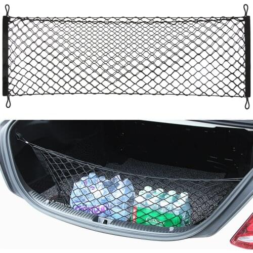 90x30cm/110x40cm Universal Car Trunk Luggage Storage Cargo Organiser Nylon Elastic Mesh Net Car Styling Tidying Accessories
