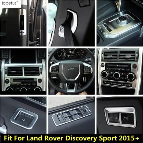 Interior For Land Rover Discovery Sport 2015 - 2020 Head Lamp Button Window Lift Belt Buckle Air AC Vent Cover Trim Accessories