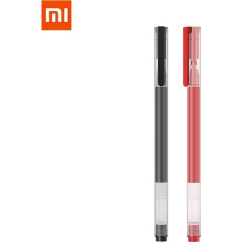 Xiaomi Super Durable Writing Sign Pen 0.5mm Gel pen Signing Pens Smooth Switzerland Refill Red Black Ink Pen Ballpoint Pen