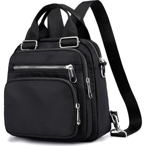 Women Nylon Backpack Waterproof Female Designer Shoulder Bag Cartoon Printing Rucksack Mini Casual Bagpack Sac A Main Girl bag