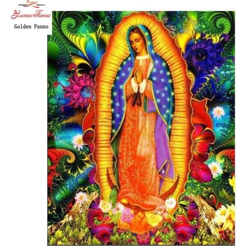 Golden Panno full square diamond embroidery 5d full square diamond painting religious Europe religious painting Home decor 09