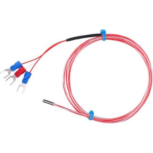 1 pc PT100 Waterproof Temperature Sensor 3 x10mm Thermistor Temperature Probe -50 to +300C
