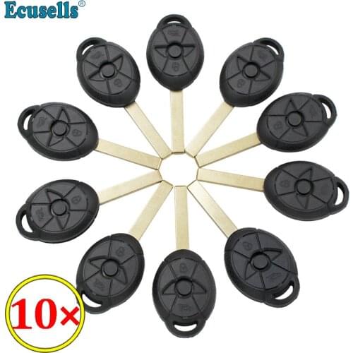 10pcs/lot 3 Buttons remote key shell case fob for BMW mini cooper 2005 2006 2007 uncut