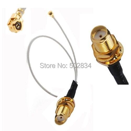 10PC RF Pigtail Cable IPX / u.fl to SMA Female Cable 20cm For PCI Wifi Card Wireless Router