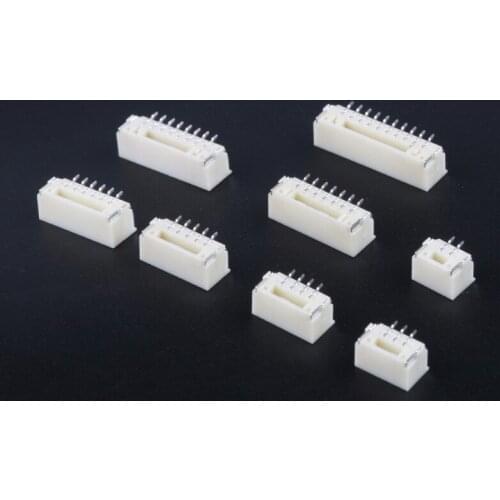 20pcs GH1.25 1.25mm vertical paste connector with buckle and lock connector spacing 2P/3/4/5/6/7/8/10P