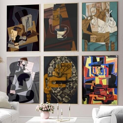 Abstract Style Joan Face Posters Canvas Prints Feature Picture Painting Wall Art Home Decoration for Bedroom Living Room
