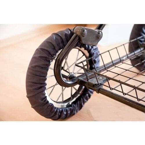 2 Pcs Stroller Accessories Wheels Covers for 12-29 CM Wheelchair Baby Carriage Pram Throne Pushchair Poussette