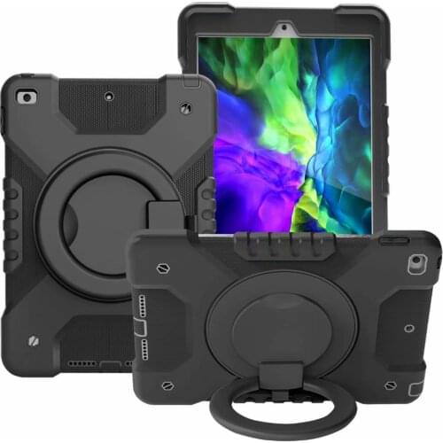 For IPad 10.2 Inch Case 2019 7th 2020 8th Generation Cover A2270 A2428 A2429 Rotating Stand Holder Shockproof Kids Funda Shell