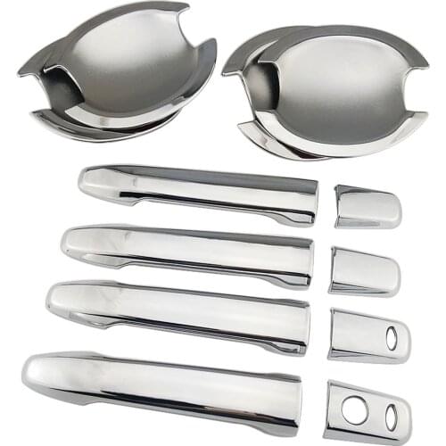 Chromium Styling For Mitsubishi Outlander Lancer RVR ASX 2008 2016 Chrome Exterior Door Handle Cover Moulding Trim