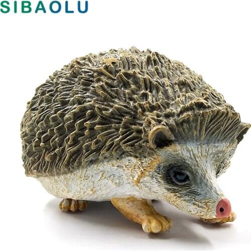 Simulation Hedgehog figurine animal Model Bonsai home decor miniature fairy garden decoration accessories modern statue figure