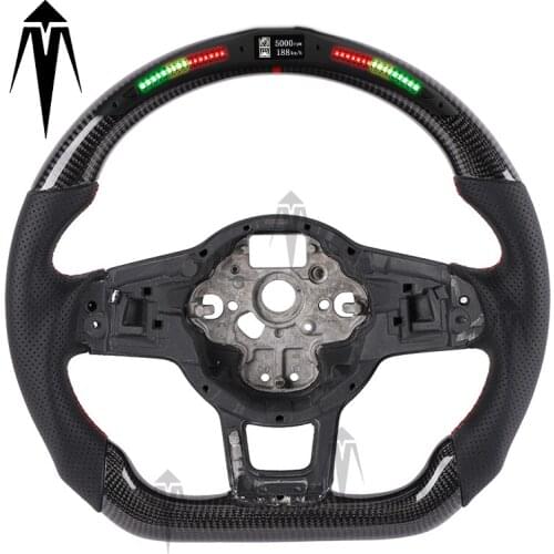 Customize carbon fiber car steering wheel for v-w G-TI