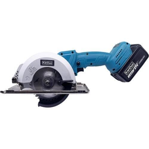 KANDUO 21V Brushless Circular Electric Saw 5 inch Blade Cordless Circular Saw Woodworking Cutting Sawing Machine Tools