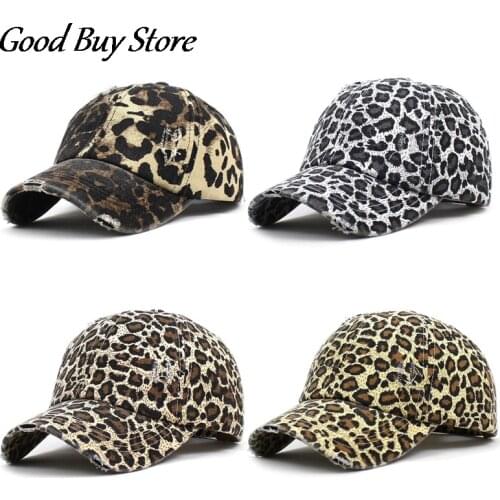 Men Women Summer Snapback Leopard Baseball Cap Comfortable Hip Hop Trucker Caps Streetwear Dad Hat Outdoor Sport Cotton Gorras