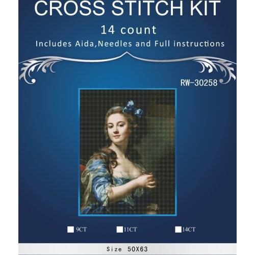 Girl Gold Collection Counted Cross Stitch Kit Guardian Angel and Deer Dove Goddess dim 03820 382