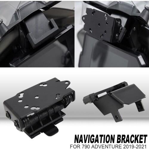 NEW Motorcycle Accessories SMART PHONE Navigation GPS Plate Bracket Adapt Holder Kit For 790 ADVENTURE 2019 2020 2021 790 ADV