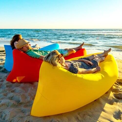Lazy Air Sofa Camping Chair Beach Picnic Inflated Chair Sleeping Bag Bed Inflatable Swimming Sun Loungers Outdoor Accessories