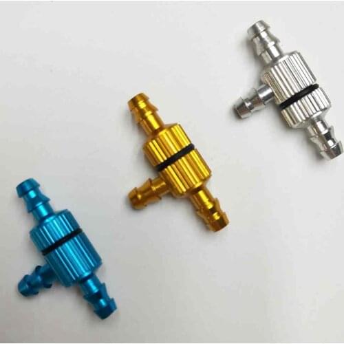 RC Gas Plane Part Type T Oil Three Way Connector Shaped Aluminum Alloy for RC Plane