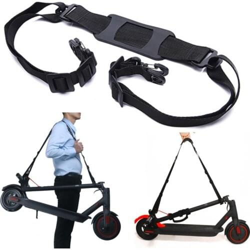 Adjustable Shoulder Strap Electric Bike Folding Bike Baby Carriages Nylon Hand Carrying Belt For Xiaomi M365 Scooter Skateboard