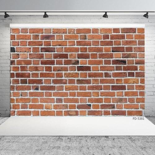 Brick Wall Photographic Backgrounds Vinyl Cloth Backdrops Photo Studio for Baby Children Portrait Pets Toy Photoshoot Props