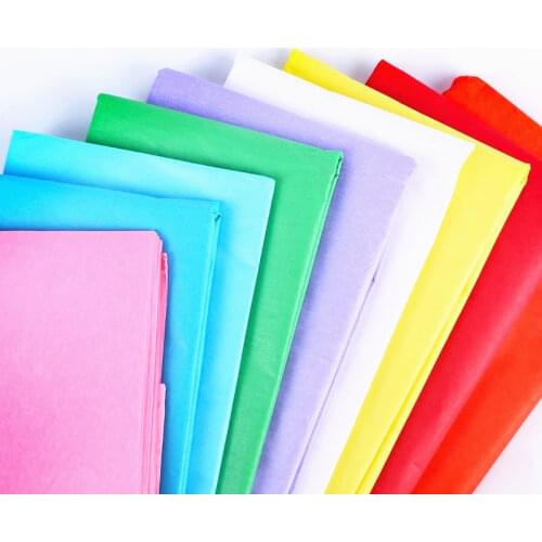 Tissue Paper DIY Crafts Pearl Paper Flowers Wedding Party Home Decorations Material Easter Wrap Paper Scrapbook Supplies10Sheets