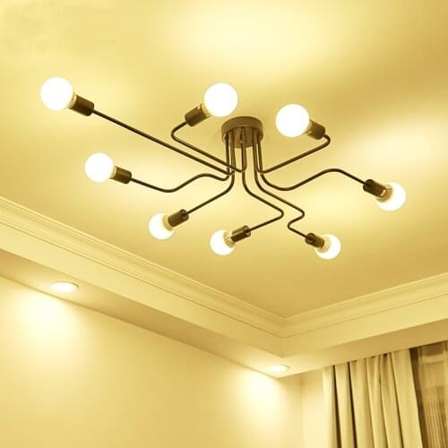 Modern LED Ceiling Chandelier Lighting Living Room Bedroom Chandeliers Creative Home Lighting Fixtures Free Shipping