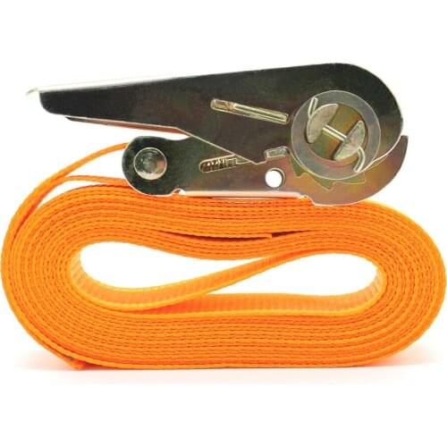 KKMOON 13 FT Porable Heavy Duty Tie Down Cargo Strap Luggage Lashing Strong Ratchet Strap Belt with Metal Buckle